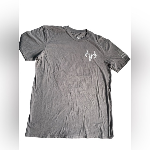 Buck Wear Gray These Colors Don’t Run Graphic Tee, Size Large - Picture 3 of 5
